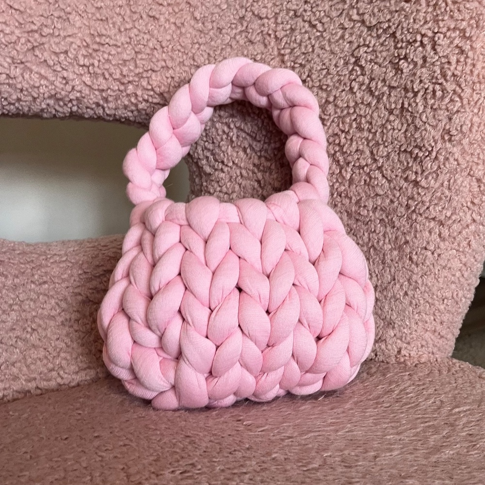 Handmade Bubble Gum Puffer Purse